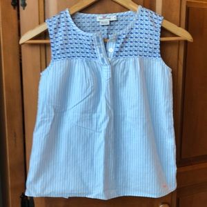Vineyard vines girls sleeveless blouse